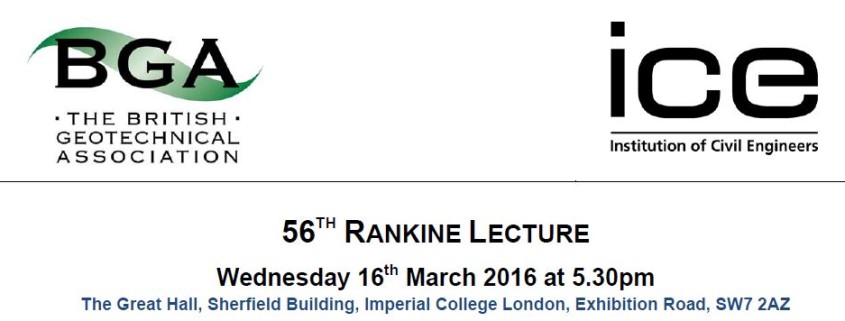 Rankine Lecture 2016. Geolabs